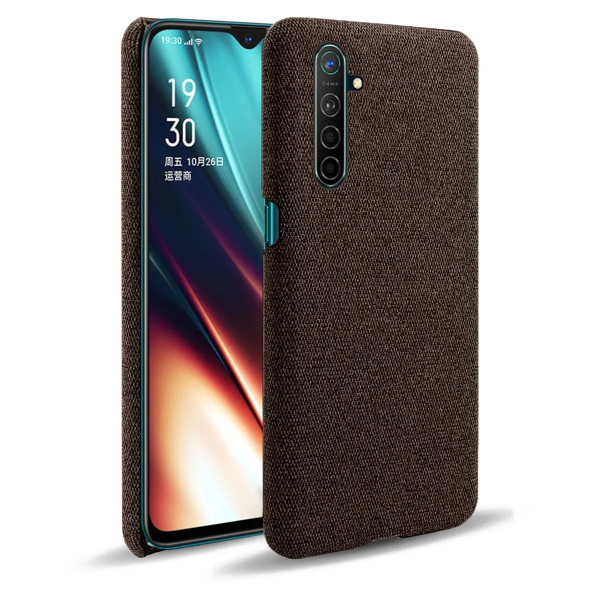 oppo phone cases Slim Cloth Texture Fitted Cover For OPPO Find X2 Pro Case Fabric Ultrathin Antiskid Capa For OPPO Find X2 Neo Lite X2 Pro x2pro best case for oppo back Cases For OPPO