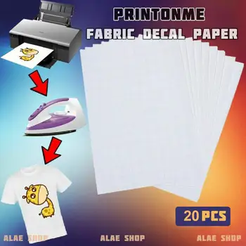 

PrintOnMe Fabric Transfer Decal Pape T-Shirt Print On Heat Transfer Paper Sheets Clothes iron hot stamping paper