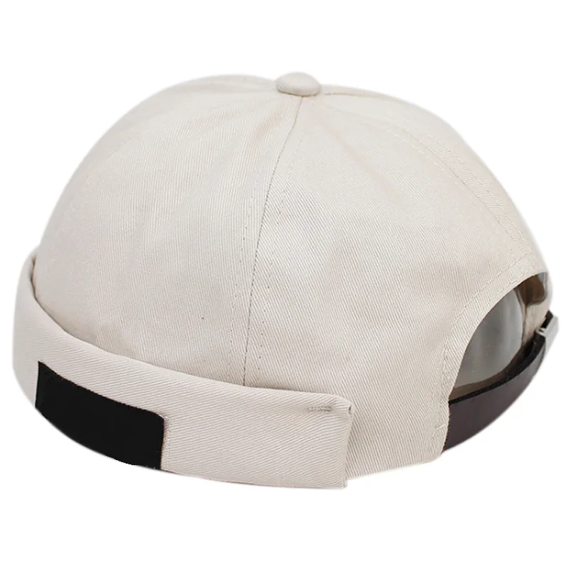 

Landlord Melon Hat Men And Women Autumn And Winter Japanese Retro Face Cold Hat Hip Hop Street Hipsters Rogue Hat Tide Beige