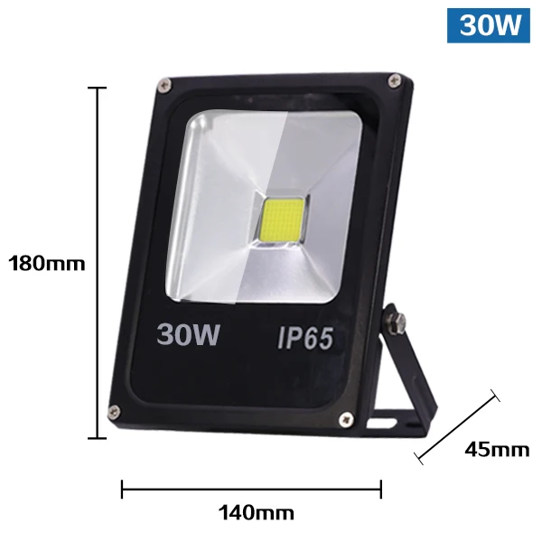 no motion sensor 30w Светодиодный прожектор светильник IP65 Водонепроницаемый движения Сенсор Светодиодный прожектор светильник 50 Вт 30 Вт 10 Вт рефлектор 220V настенный светильник сада Светодиодный точечный светильник на открытом воздухе - Испускаемый цвет: no motion sensor 30w