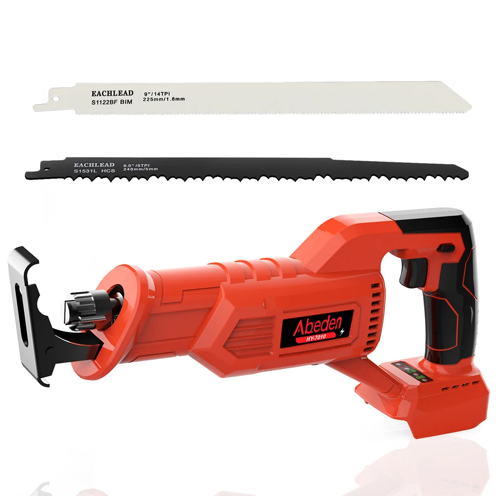 Abeden Rechargeable Reciprocating Saw Cordless HY-7010 for Makita 18v Battery Cutting Woodworking Brushless Motor Equipped | Инструменты