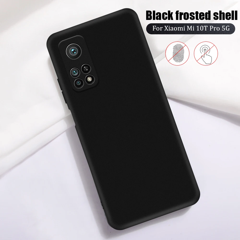 Силиконовый чехол для Xiaomi Mi 10 T Pro матовый mi ultra t Lite мягкие черные чехлы | Мобильные