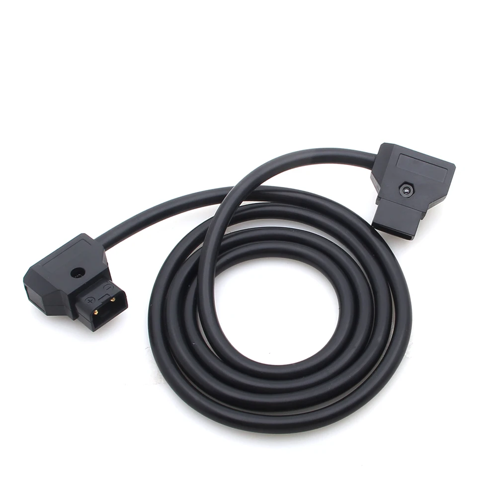 100cm Dtap to Dtap Cable Line for DSLR Rig Cable for Anton Bauer Camera Battery Black