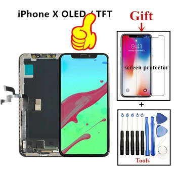 

100% Tested For iphone X OLED XS XR TFT incell With 3D Touch Digitizer Assembly No Dead Pixel LCD Screen Replacement Display