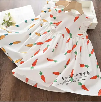 

2020 summer baby girl dresses 2020 kids vest dress cute Children clothes fashion princess dresses