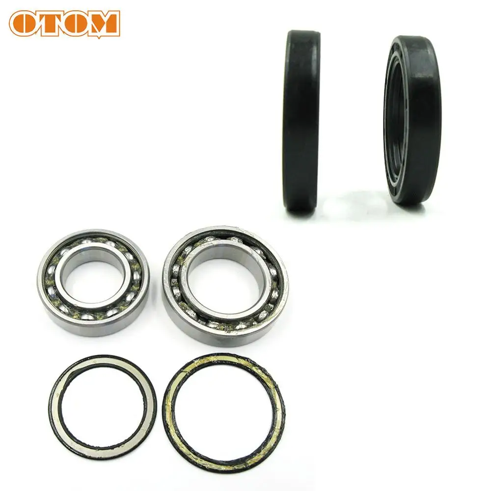 OTOM Motorcycle Front Wheel Hub Oil Seal Bearing Set For YAMAHA WR250F WR426F WR450F YZ125 YZ250F YZ400F Motocross Accessories