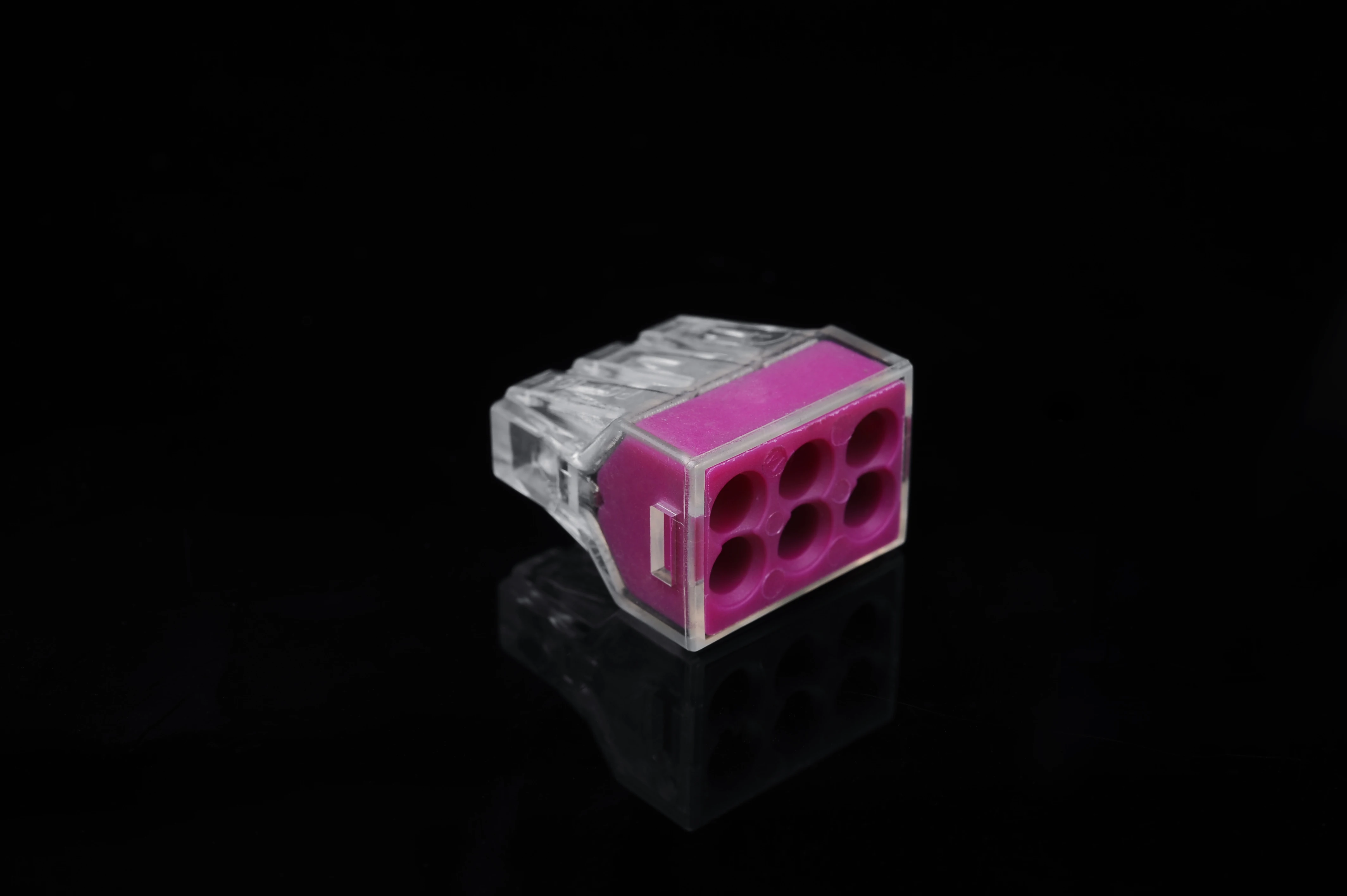 

Pct-106 773-106 Wire Connector For Junction Box 6 Pin Conductor Terminal Block Wire Connector 100Pcs/Lot