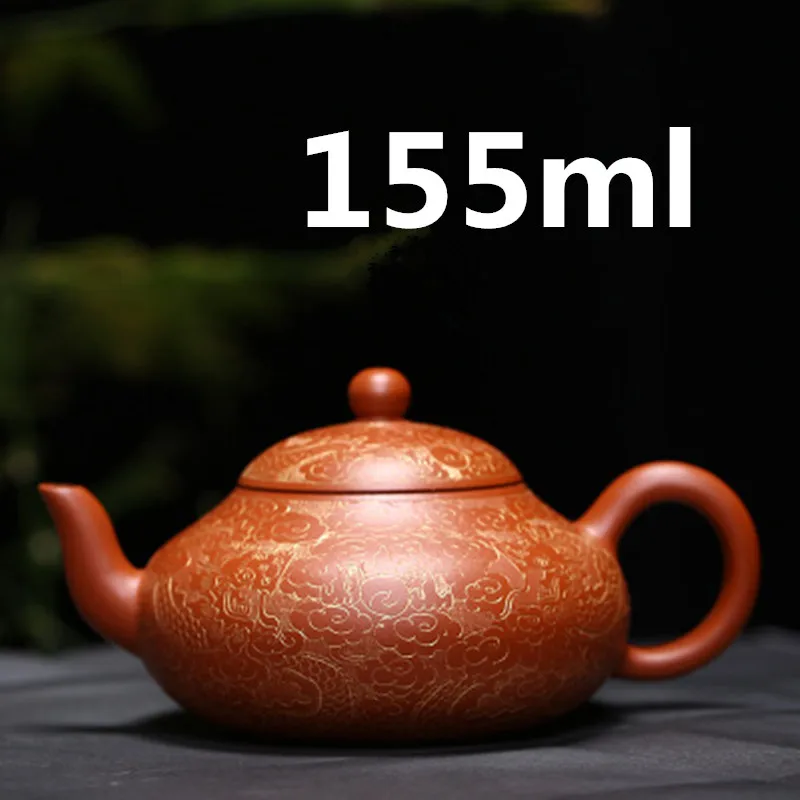 

Teapot Yixing Zisha Clay Chinese Porcelain Teapots Tea pot Ceramic 155ml New Arrived High Quality With Gift Box