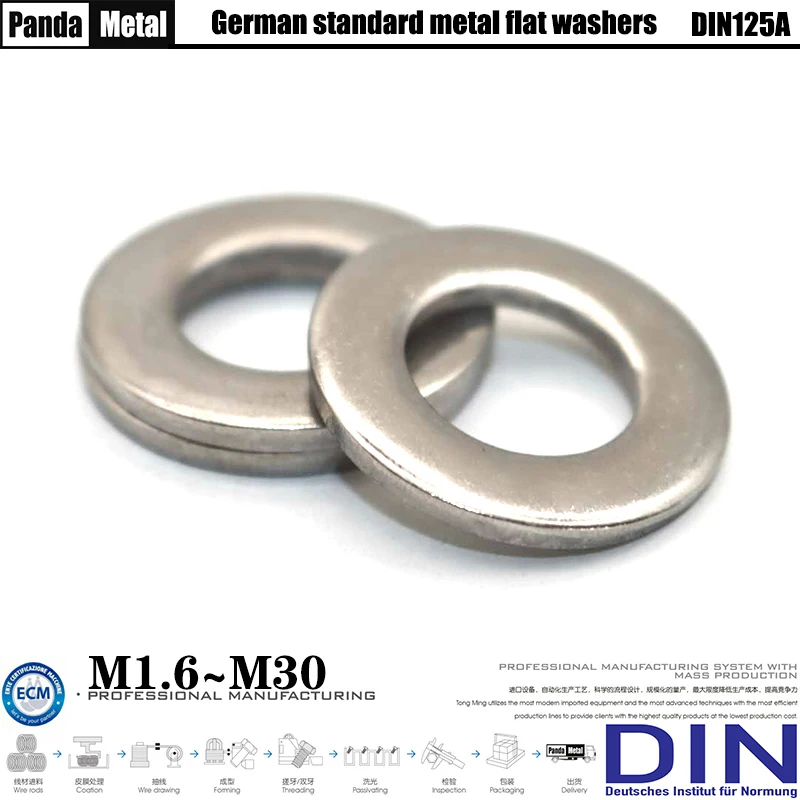 Spring Washers A2 A4 Stainless Lock Washer M1.6 M2 M2.5 M3 M4 M5 M6 M8 M10-M30 