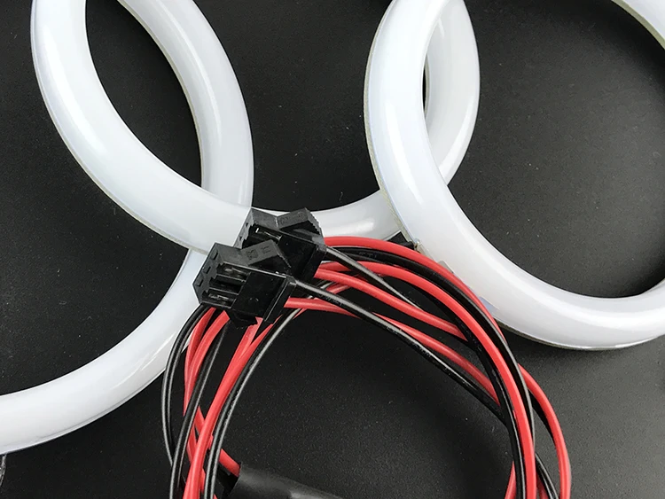 HochiTech Eexcellent молочно-белый Хлопковый чехол SMD angel eyes halo Кольцо Комплект дневного света DRL для acura tsx 2009-2012