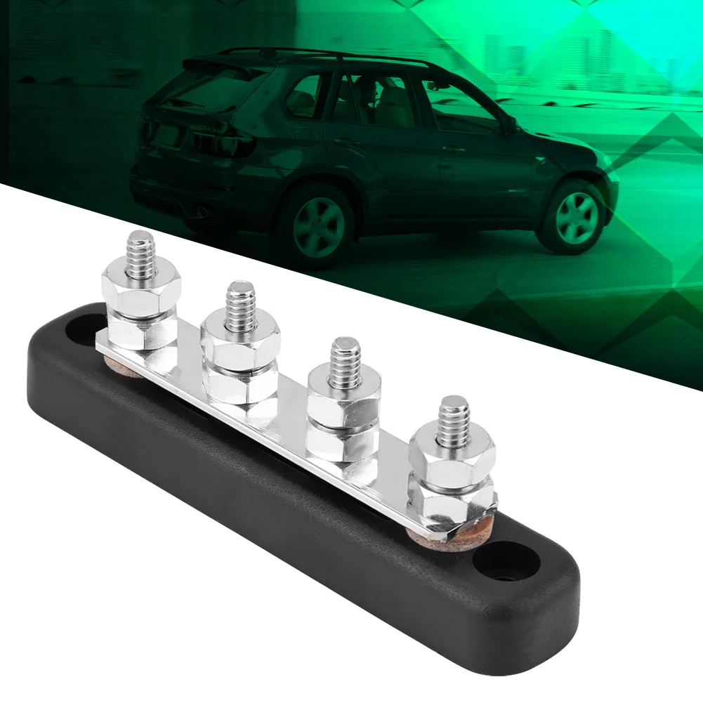 Bloco de Fibra de Vidro Feito em Aço v 4 Pregos Bus Bar Elétrica Junção Terminal Reforçada Nylon Bronze Inoxidável ac 300v dc 48 100a 9 Pregos Bus Bar Elétrica Junção Terminal Bloco