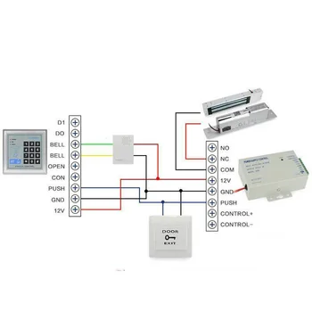 

30W 50-60Hz DC 12V Door Control Powers Supply System RFID EM Keypad Access Parts