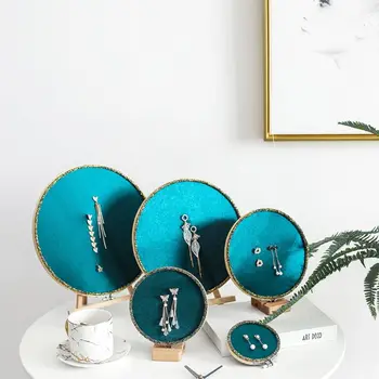 

Bamboo Embroidery Stretch Women Jewelry Display Frame Wall Hanging Storage Shelf E15E