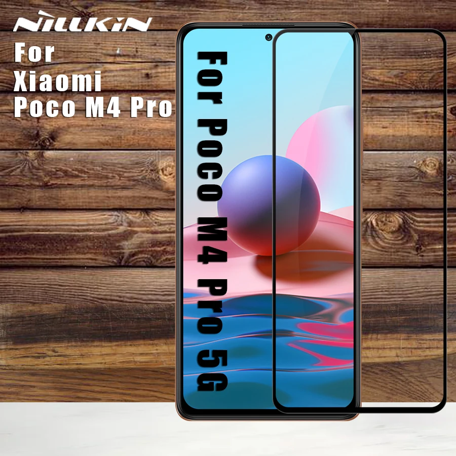 

Nillkin Tempered Glass for Xiaomi Poco M4 Pro 5G Glass CP Full Cover 2.5D 9H Screen Protector for Poco M4 Pro