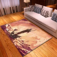 Современные мягкие ковры для гостиной, спальни, вечерние коврики на Хэллоуин с геометрическим черепом и 3D-принтом, коврики для дома