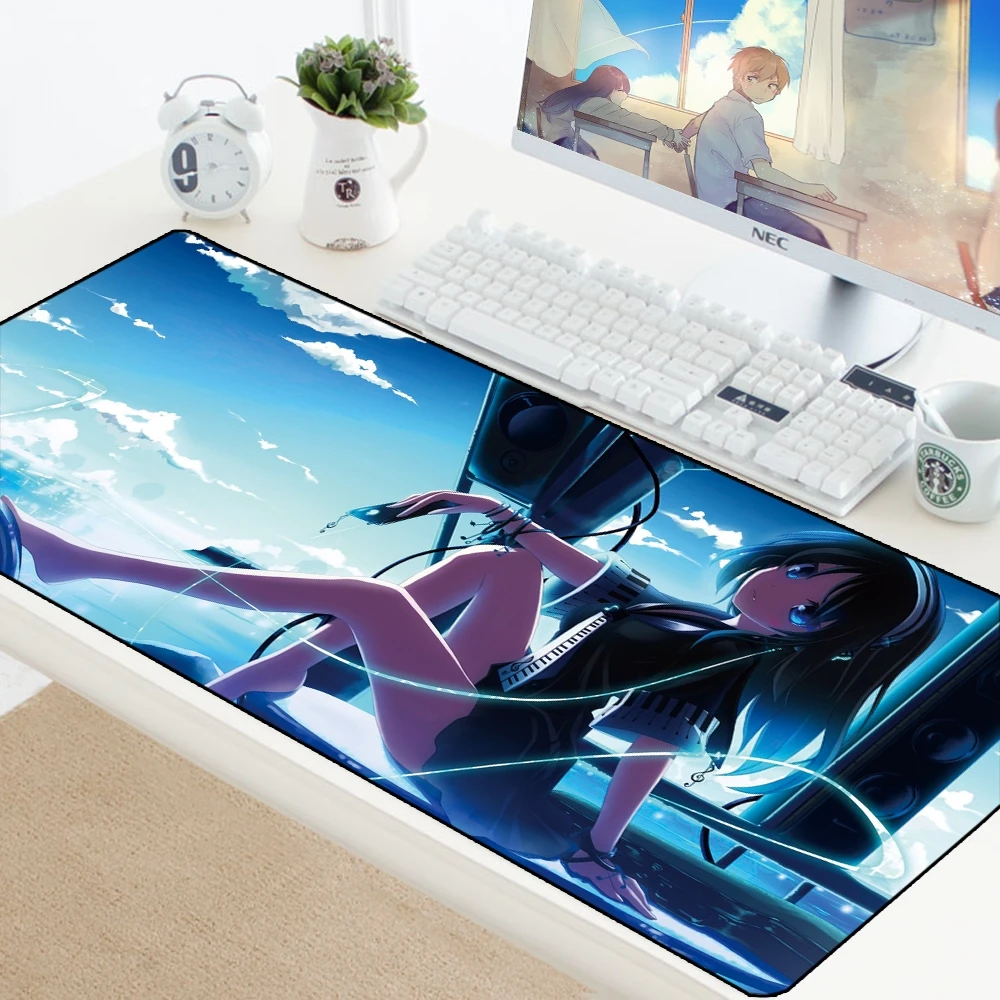 Большой сексуальный коврик для мыши с девушкой мыши геймер клавиатура коврик стол протектор игровой коврик для мыши для ПК ноутбук Аниме Хацунэ Мику коврик для мыши