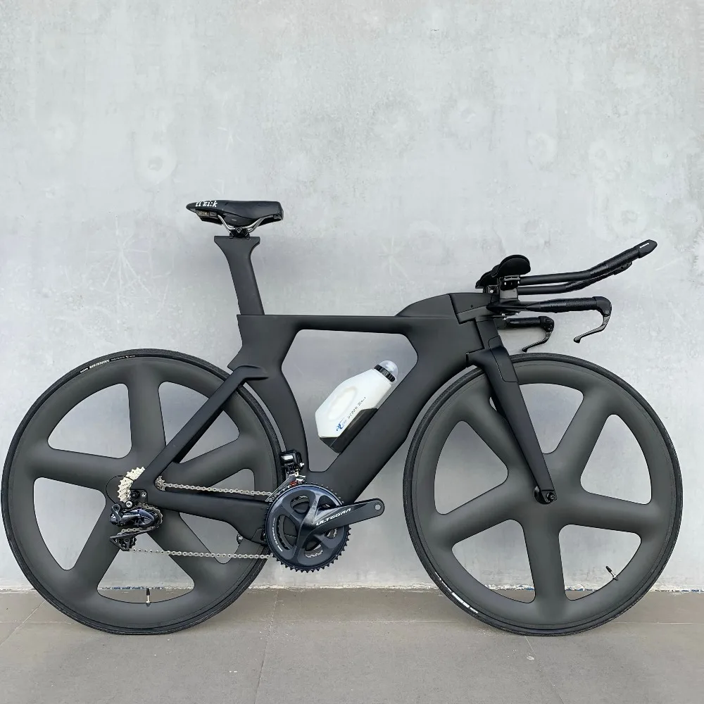 Chinese TT Bike aero carbon time trial bicycle triathlon TT bike with DI2 22 speed carbon tt bicycle bike frame 48/51/54/57cm