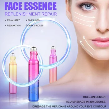 

New Arrival Roller Face Essence Moisturizing Anti-puffiness Dark Circles Anti-aging Face Serum Eye Care Serum