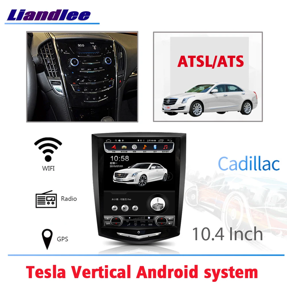 

Car Tesla style Multimedia Player For Cadillac ATSL/ATS 2013~2019 Android Radio Video HD Screen Stereo GPS Navigation System