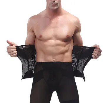 

Men Waist Trainer Corsets Weight Loss Tummy Control Shaper Sports Girdle Fitness Yoga TY53