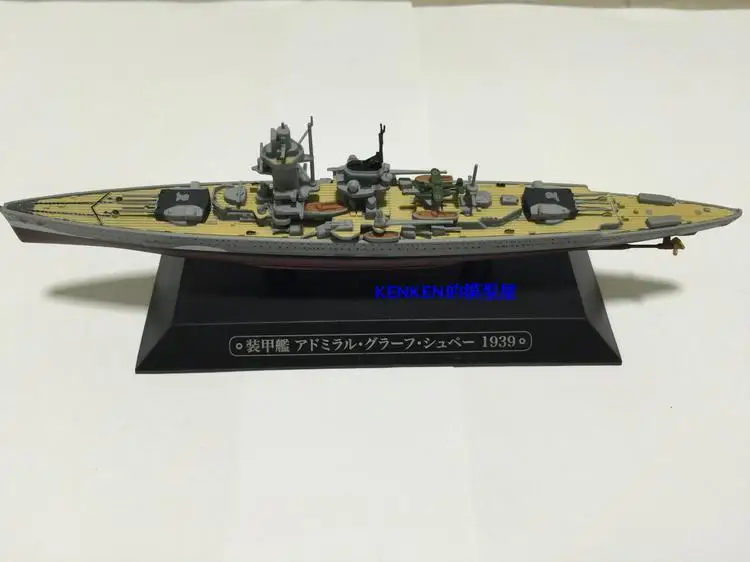 Немецкий Admiral Graf spee 1939 1/1100 Diecast модель броненосца egalemoss