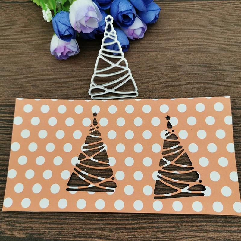 Звезда Рождественская елка металлические штампы трафареты для изготовления