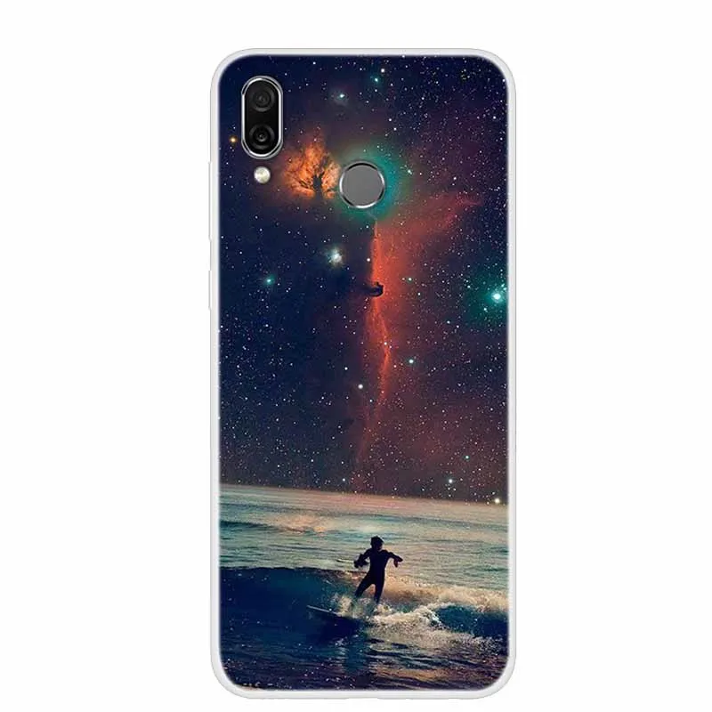 Chic Floral & Animal Print Soft TPU Silicone Case for Huawei Honor Play - 6.3 Protective Phone Cover