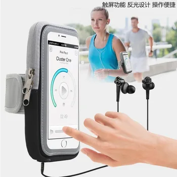 

Universal Arm Bag 4-6inch Mobile Motion Phone Armband Cover for Running Sport Arm Band Holder of The Phone on The Case Cover -8