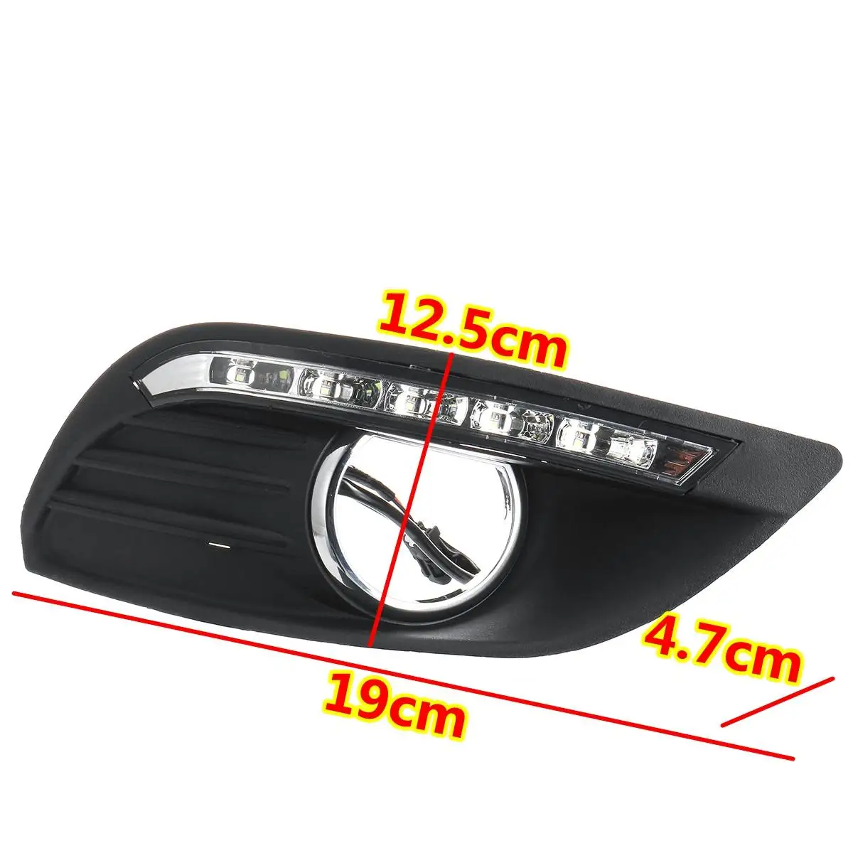Автомобильные светодиодные дневные ходовые огни для Ford Focus 2 mk2 2008 2009 2010 2011