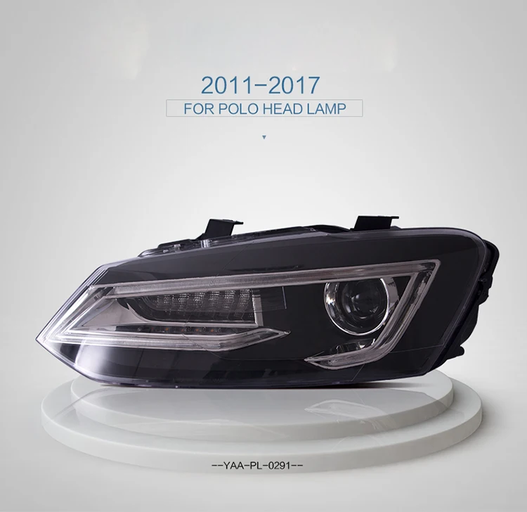 LSlight стайлинга автомобилей фары для LADA KALINA Polo 2011 2012 2013 светодиодная фара в сборе с демоном Eyes DRL