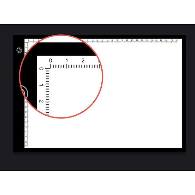 Светодиодный световой короб A4 Рисунок со шкалой планшет Графический писатель цифровой Tracer лист для копирования доска для алмазной живописи исправление горный хрусталь