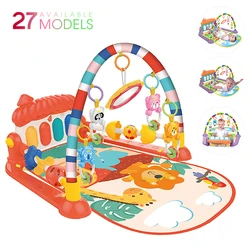 Tapis de jeu à musique pour bébé, 27 Styles différents, Puzzle, clavier de Piano, tapis de jeu pour bébé, éducation précoce, tapis de jeu pour ramper 