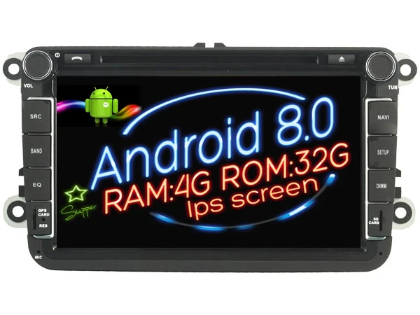 Ips экран Android 8 0 автомобильный Dvd Navi плеер для VW B6/CADDY/PASSAT/SAGITAR/TIGUAN/TOURAN gps авто стерео