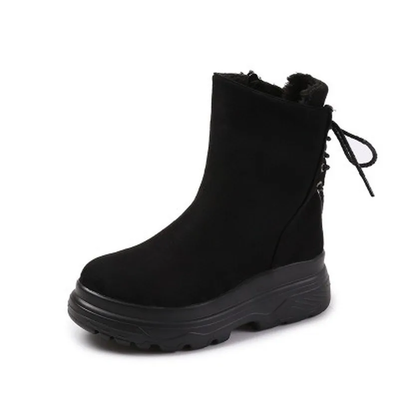 

Woman Boots Shoes Warm Winter Women Snow Boots Calzado Mujer Platform Ankle Boots For Women Casual Shoes Shoes Big Size 34-39
