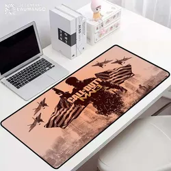 Mouse pads chamada do dever grande jogo para o escritório mesa de trabalho esteira deskpad yugioh playmat computador acessórios anime mousepad