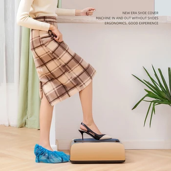 

Automatic Shoes Cover Machine Disposable Booties Maker Shoe Film Machine Smart Cover Corona Home Office Go Out Stepping