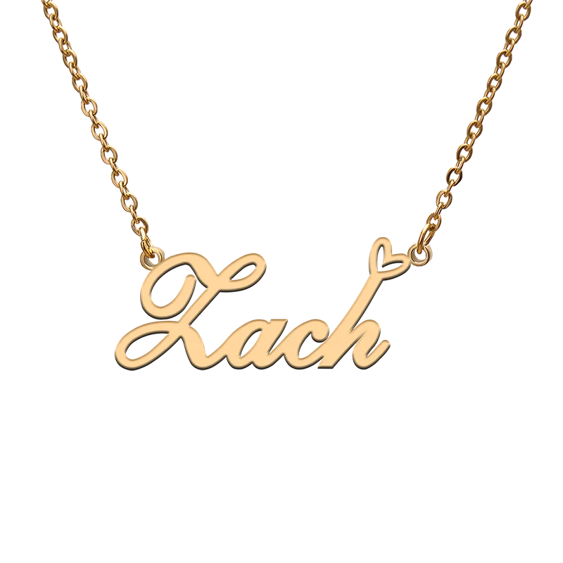 

Custom Personalized Name Necklaces for Zach Best Friends Birthday Christmas Mother Days Jewelry Gifts