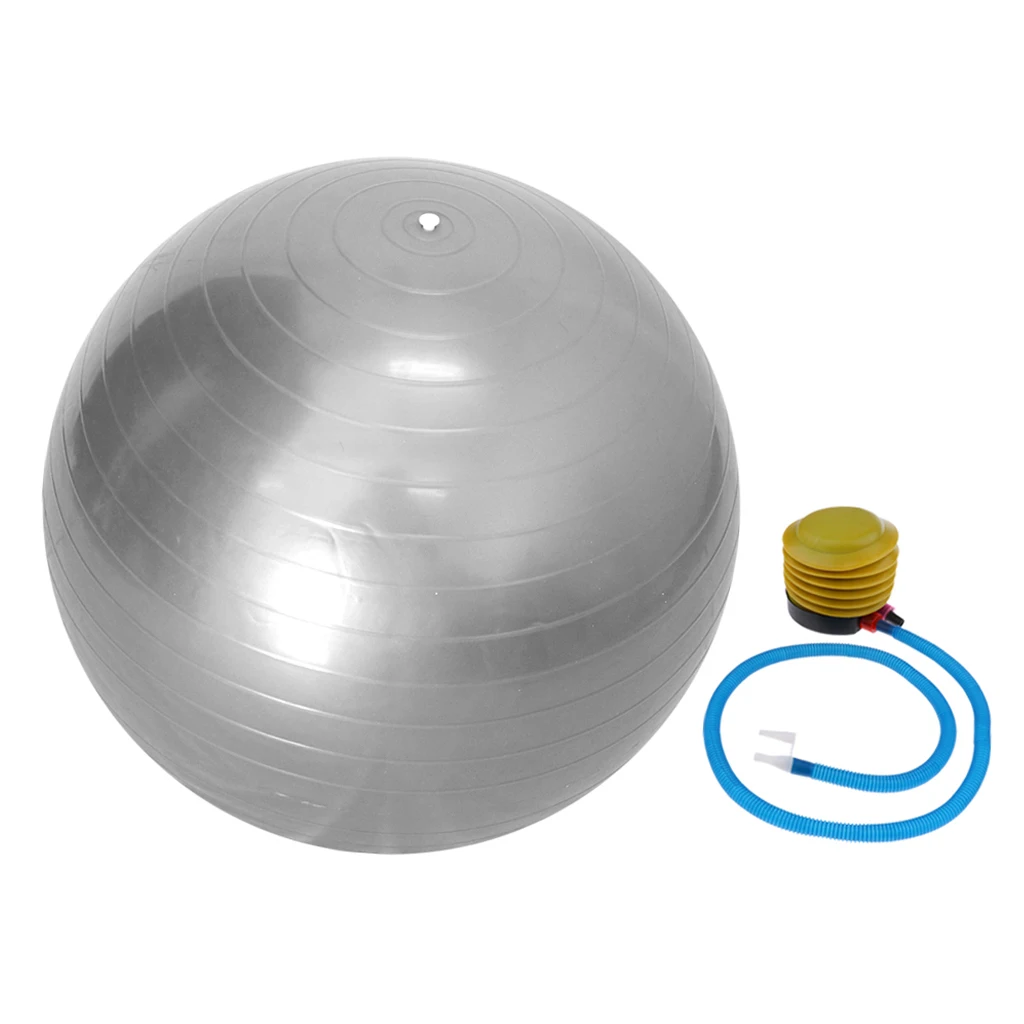 Сверхмощное оборудование для упражнений анти взрыв 55 см Экстра толстый Йога/Пилатес/баланс мяч с насосом
