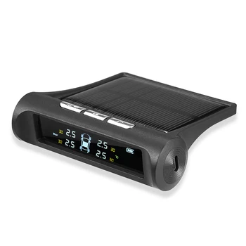 

TPMS Tire Pressure Monitoring System Universal Wireless with 4 External Sensors Real-time Display Tires' Pressure Temperature