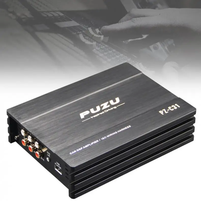 

31 Bands 4x150W Car Digital Audio Processor DSP Amplifier with Bluetooth WIFI Support Computer Phone EQ High Precision Tuning