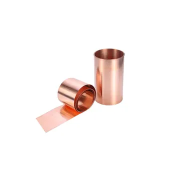 

FUMAO Thickness 1mm Width 20/30/50mm Length1000mm Pure T2 Copper Cu Metal Sheet copper belt copper strap copper strip