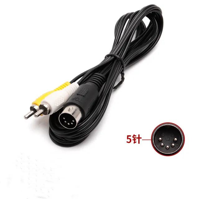 6Ft AV cable for Sega Mega Drive 1 (Genesis Master) System RCA TV Lead