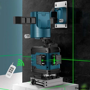 

Laser Level 8/12 Lines 3D Self-Leveling 360 Horizontal And Vertical Cross Super Powerful Green Laser Beam Line