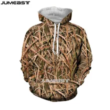 

Jumeast Men Women 3D Sweatshirt Reed Camouflage Hunting Oversized Coat Streetwear Harajuku Casual Pullover Spring Autumn Hoodies
