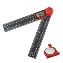 Goniometer Square Ruler Digital Angle Meter Contour Goniome Electronic Protractor Measuring Tool Carpenter Finder Inclincometer