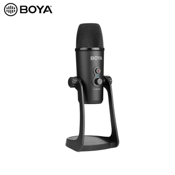 

BOYA BY-PM700 USB Condenser Microphone Triple-Capsule for Windows Mac Computer Laptop PC Conference Live Interview Recording Mic