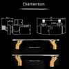 Black Shower Bathtub Faucet Chrome Wall-Mounted Waterfall 90 Ratation Bathroom Shower Set Hot Cold Water Mixer Tap Dual Handle 5