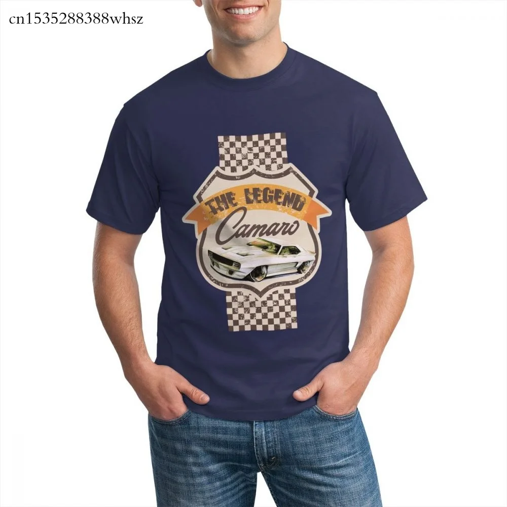 

2019 Vintage American Car The Legend Camaro `69 Red Men Printed graphic t shirt for men 2020