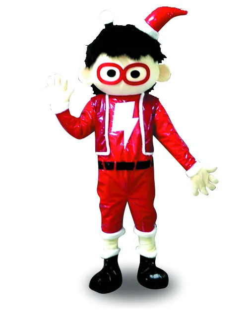

Hot Sale Classic Version red glasess girl Mascot Costume Adult Halloween Birthday party cartoon Apparel Cosplay Costumes