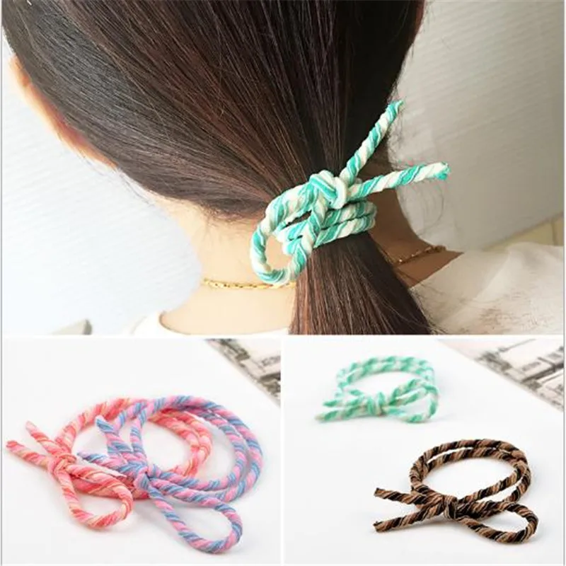 

Sitaicery Women's Hair Accessories Scrunchy Rubber Elastic Hair Bows Hair Bands Girls Headband Decorations Gum Ties For Hair